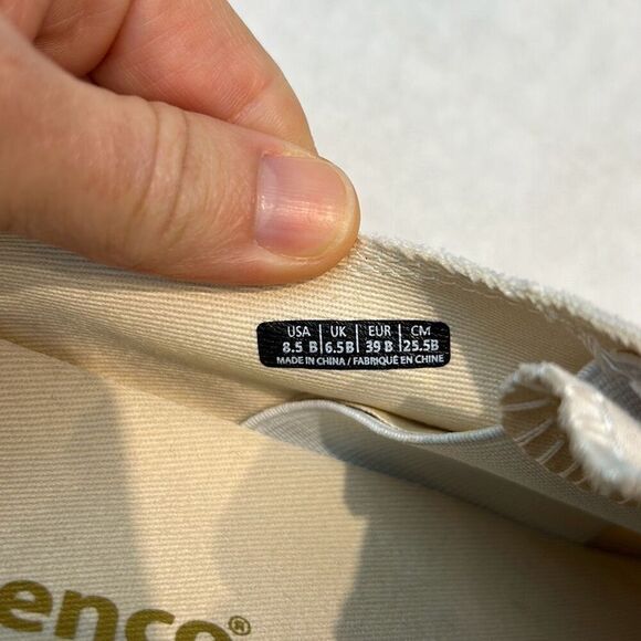 Spenco Orthotic White Canvas Slip On Sneakers Santa Rosa Mules Womens Sz 8.5 - Picture 10 of 10